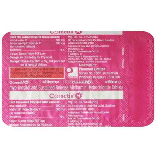 corectia m tablet 10's